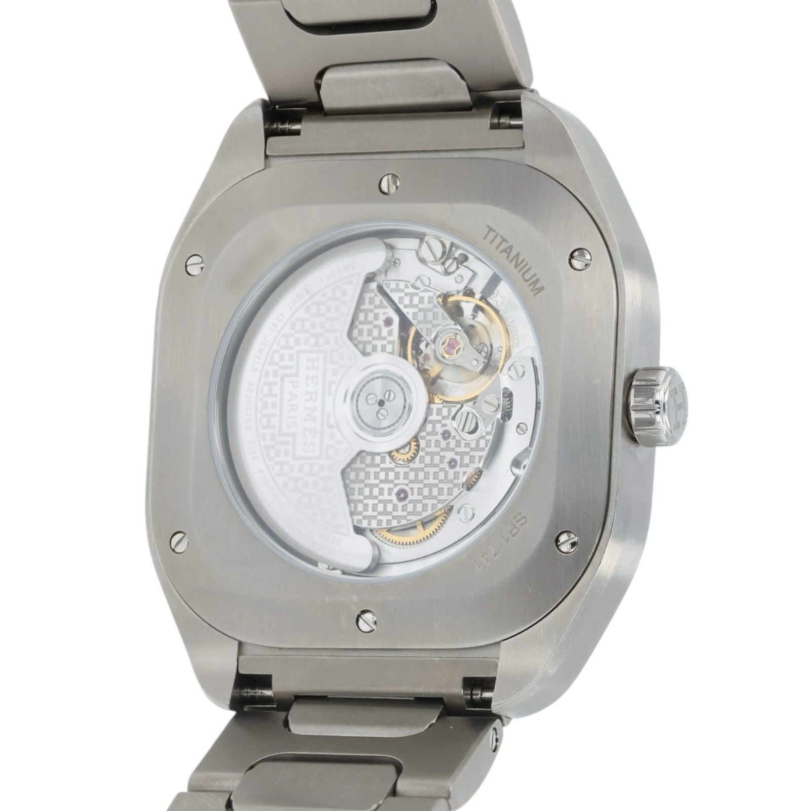 Hermes H08 Gray Dial Titanium 39mm Automatic Movement Mens Watch SP1.741