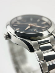 Omega Seamaster Steel Blue Dial 34mm Automatic Women's Watch 220.10.34.20.03.001