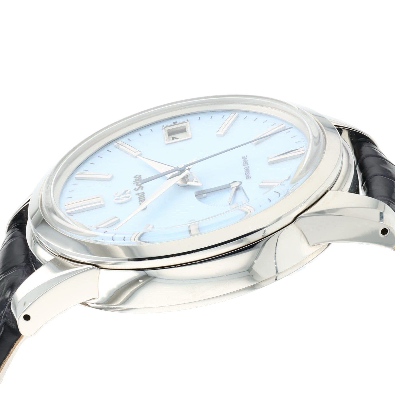 Grand Seiko Skyflake Stainless Steel Blue Dial 40mm Automatic Mens Watch SBGA407