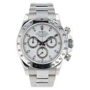 Rolex Daytona Stainless Steel White Dial 40mm Automatic Movement Men’s 116520