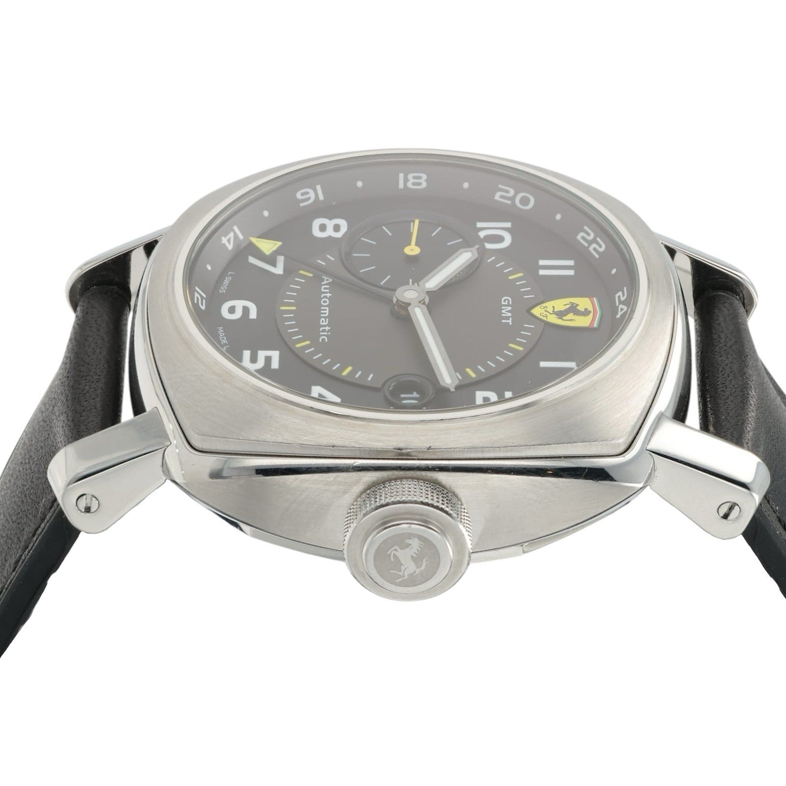 Panerai Ferrari Black Dial Stainless Steel 45mm Automatic Men’s Watch FER00009