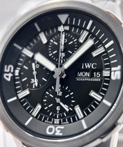 IWC Aquatimer Chronograph 44mm Stainless Steel Mens Watch IW376803 Box And Paper