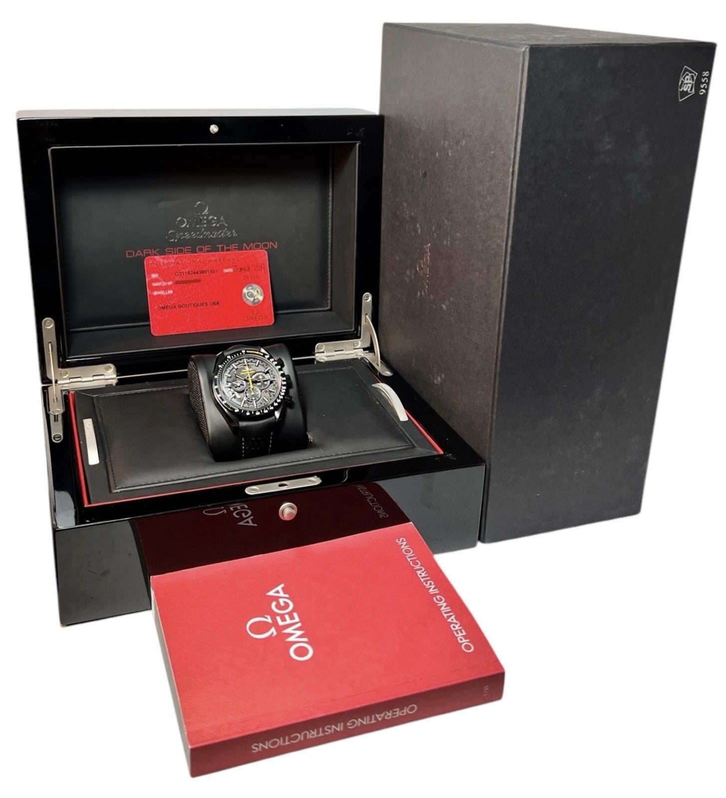 Omega Speedmaster Apollo Black Dial Manual Wind Men's Watch 311.92.44.30.01.001