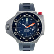 Omega Seamaster Ploprof Steel Blue Dial 45x55mm Automatic Mens Watch 166.077