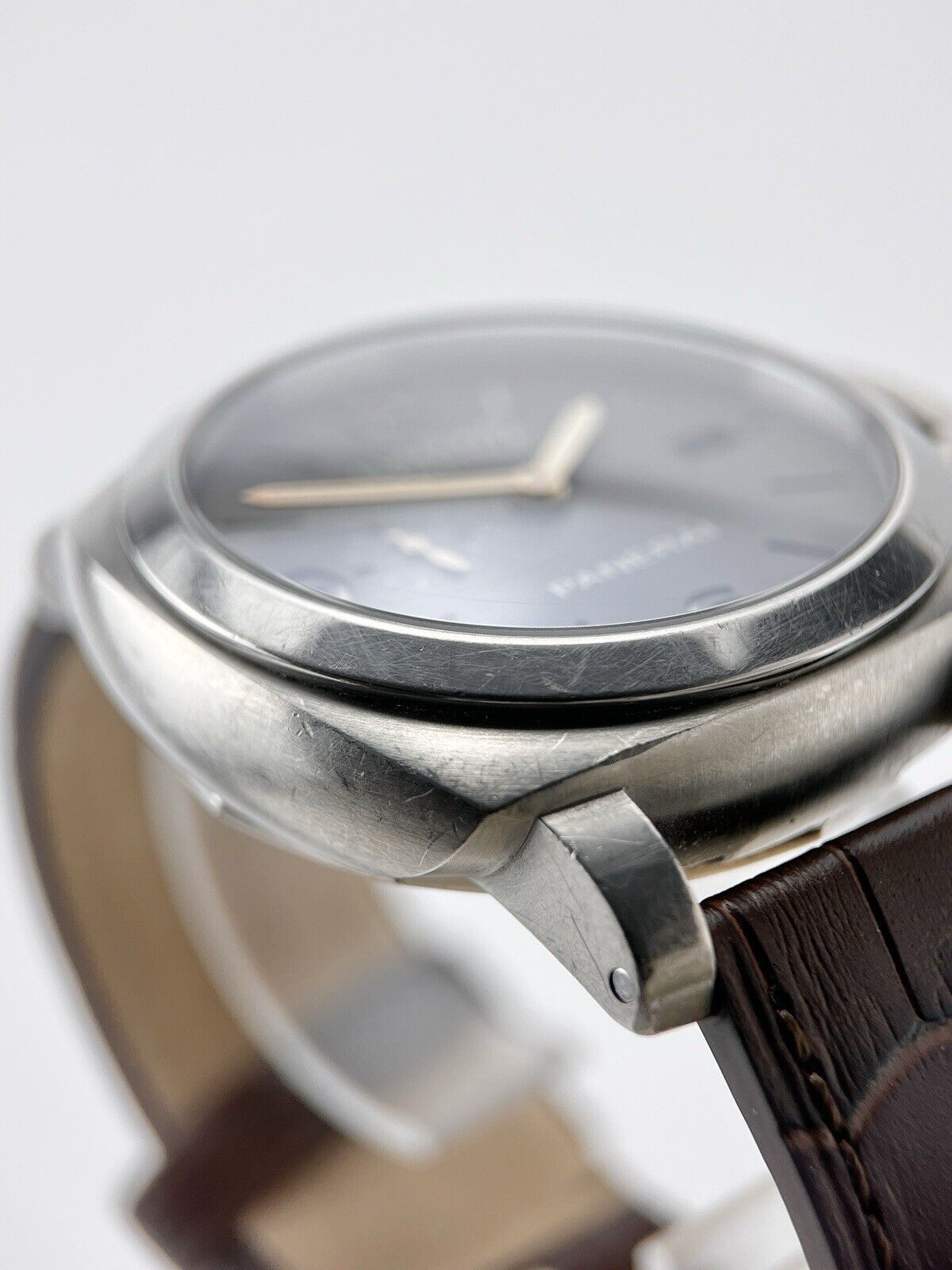 Panerai Luminor 1950 3 Days 44mm Auto Titanium Brown Dial PAM00351  - Watch only