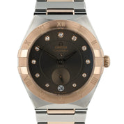 Omega Constellation Brown Dial Rose Gold & Steel 34mm Watch 131.20.34.20.63.001