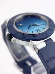 Bvlgari Aluminum Capri Aluminum Blue Dial 40mm Automatic Movement Mens 103815