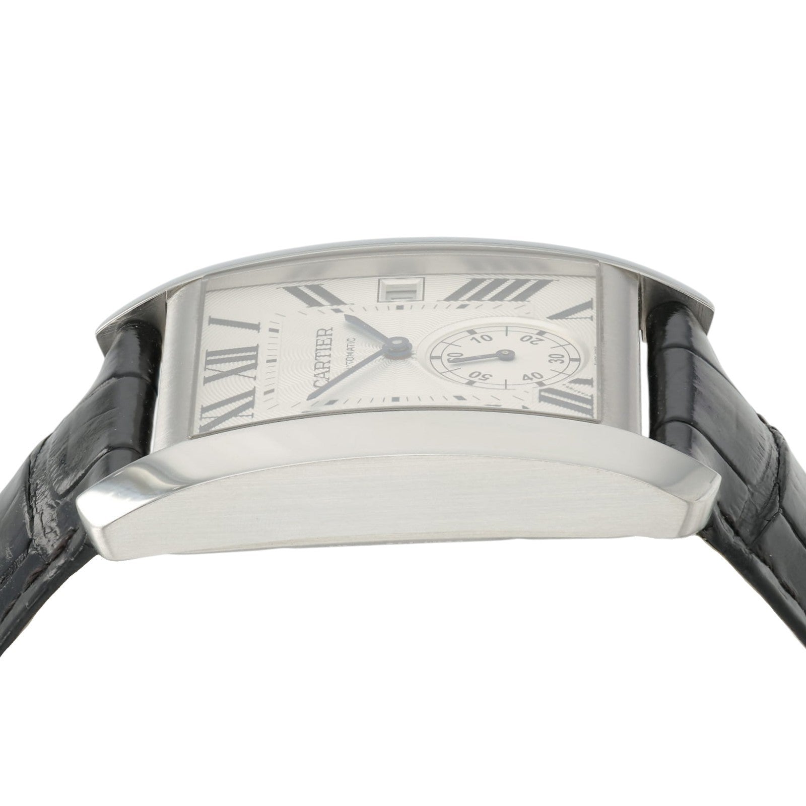 Cartier Tank MC Large Silver Dial Stainless Steel 34.3x44mm Automatic W5330003