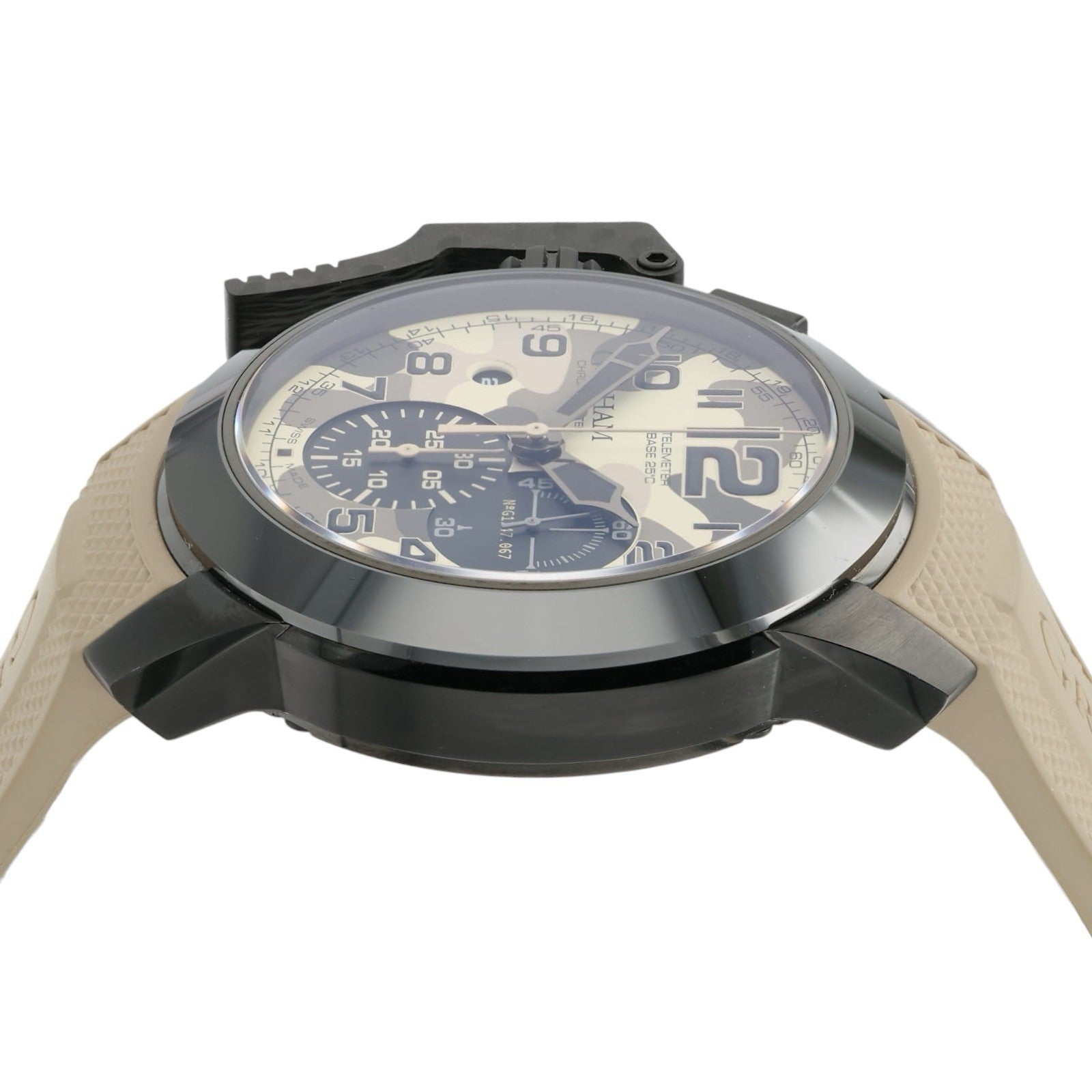 Graham Chronofighter Beige Camouflage Dial Steel 47mm Automatic Men’s GR2FFDX