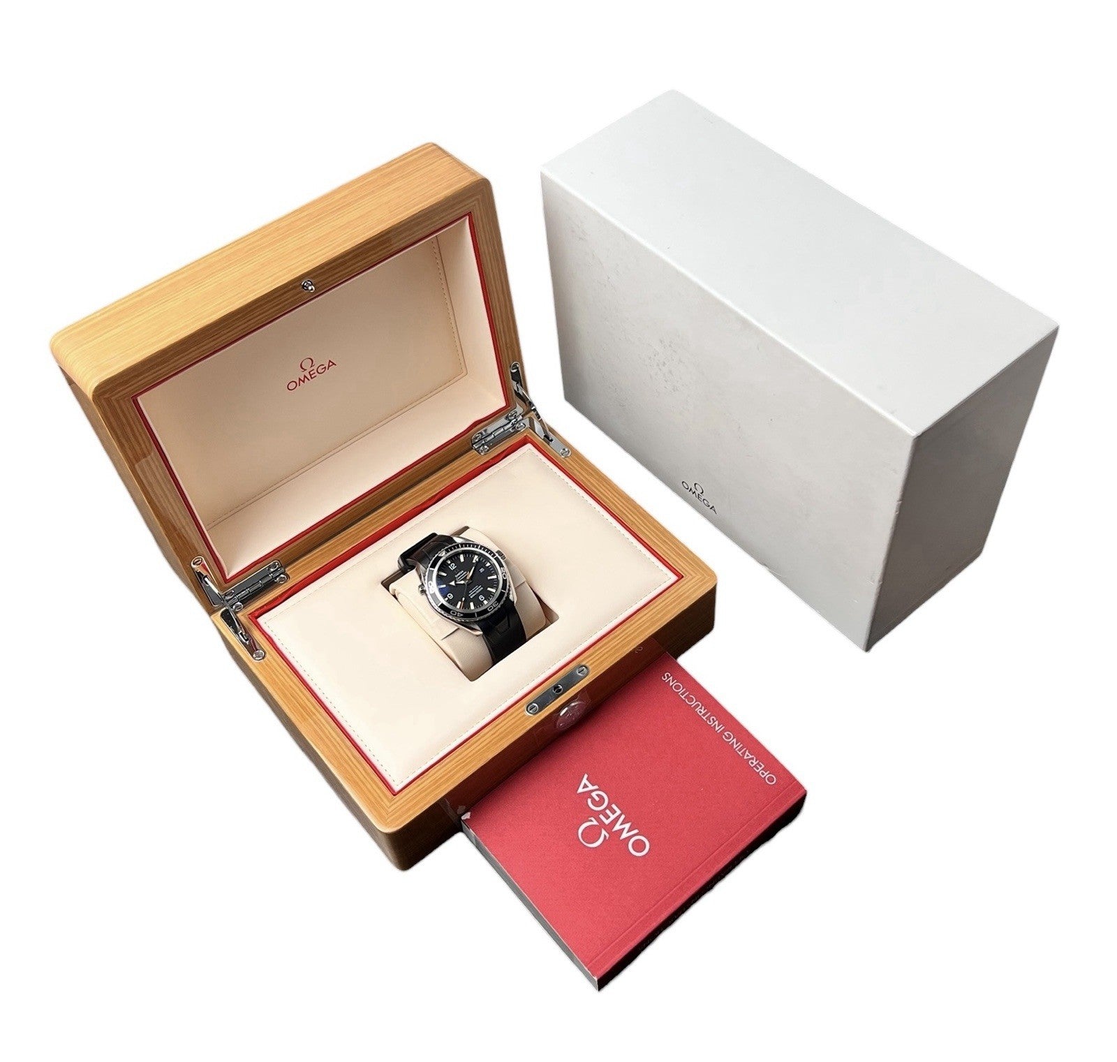 Omega Seamaster Planet Ocean Steel Black Dial 45.5mm Automatic  Mens 2907.50.91