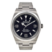 Rolex Explorer MK1 Stainless Steel 39mm Black Dial Automatic Mens Watch 214270