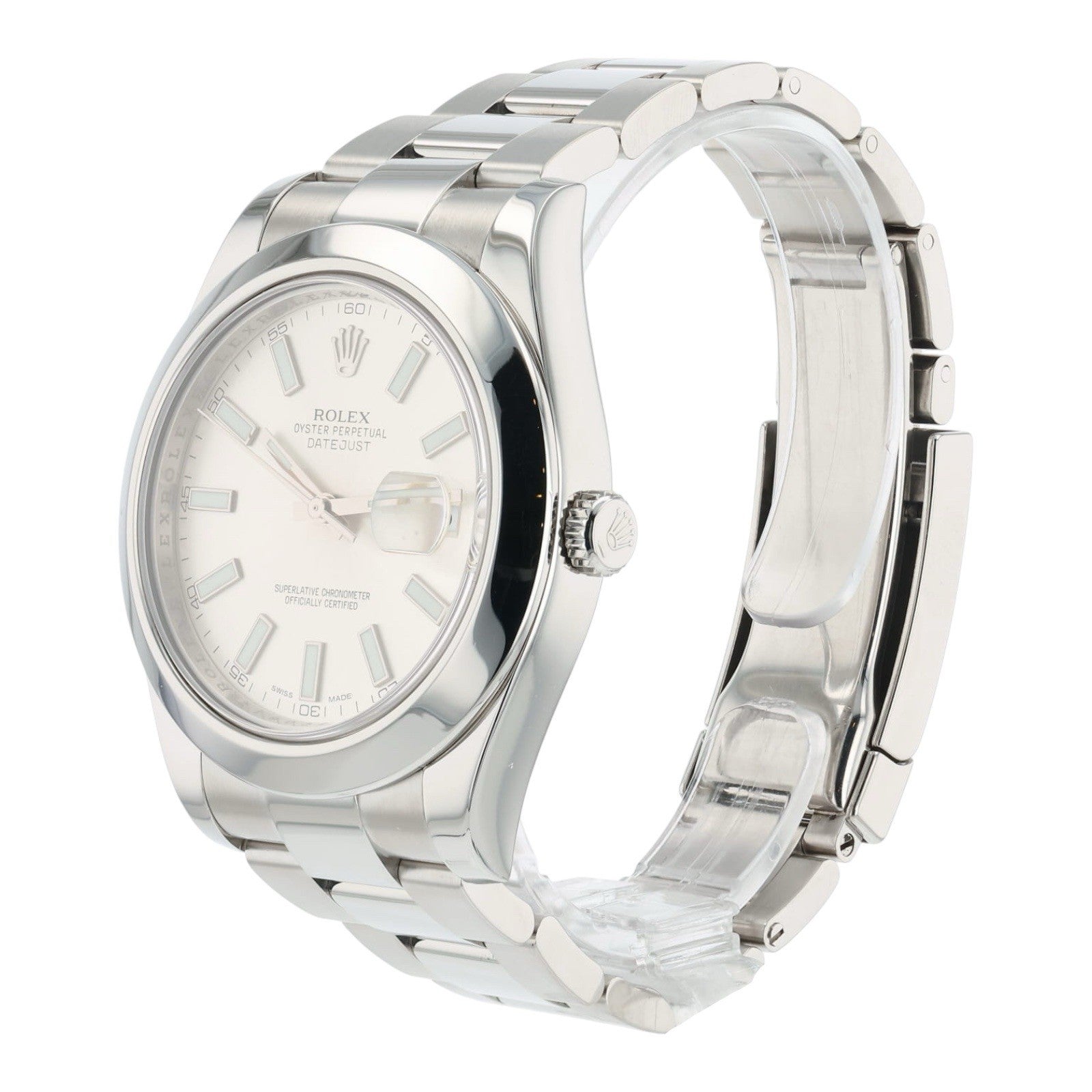 Rolex Datejust II Stainless Steel Silver Dial 41mm Automatic Mens Watch 116300