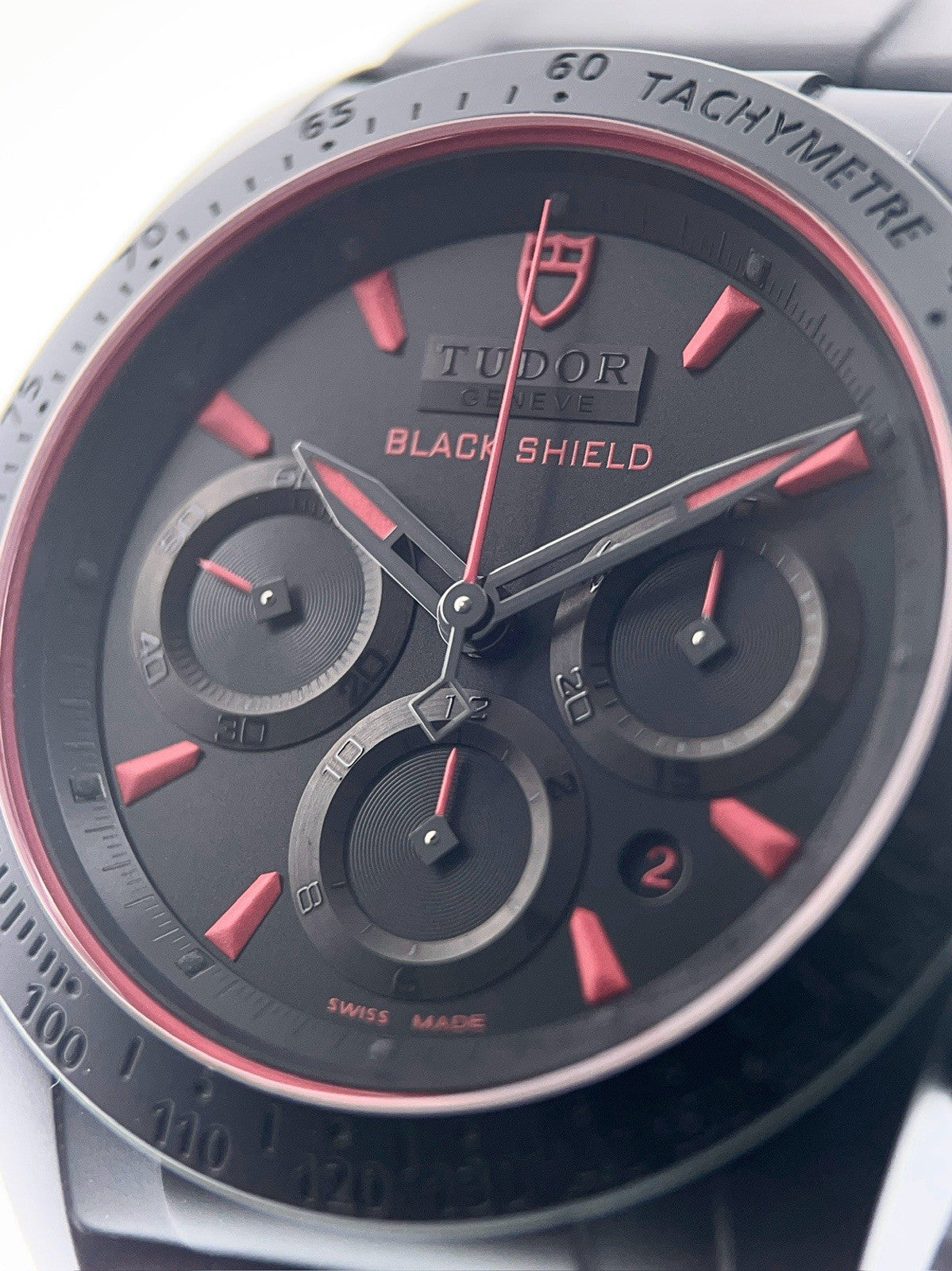 Tudor Fastrider Black Shield Ceramic Black Dial 42mm Automatic Mens Watch 42000C
