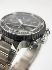 Oris ProDiver Chronograph Titanium Black Dial 51mm Automatic Mens Watch 7727