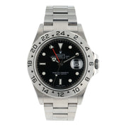 Rolex Explorer II Stainless Steel Black Dial 40mm Automatic Mens Watch 16570
