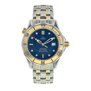 Omega Seamaster Diver 300M Gold & Steel Blue Dial 36mm Quartz Men’s 2342.80.00