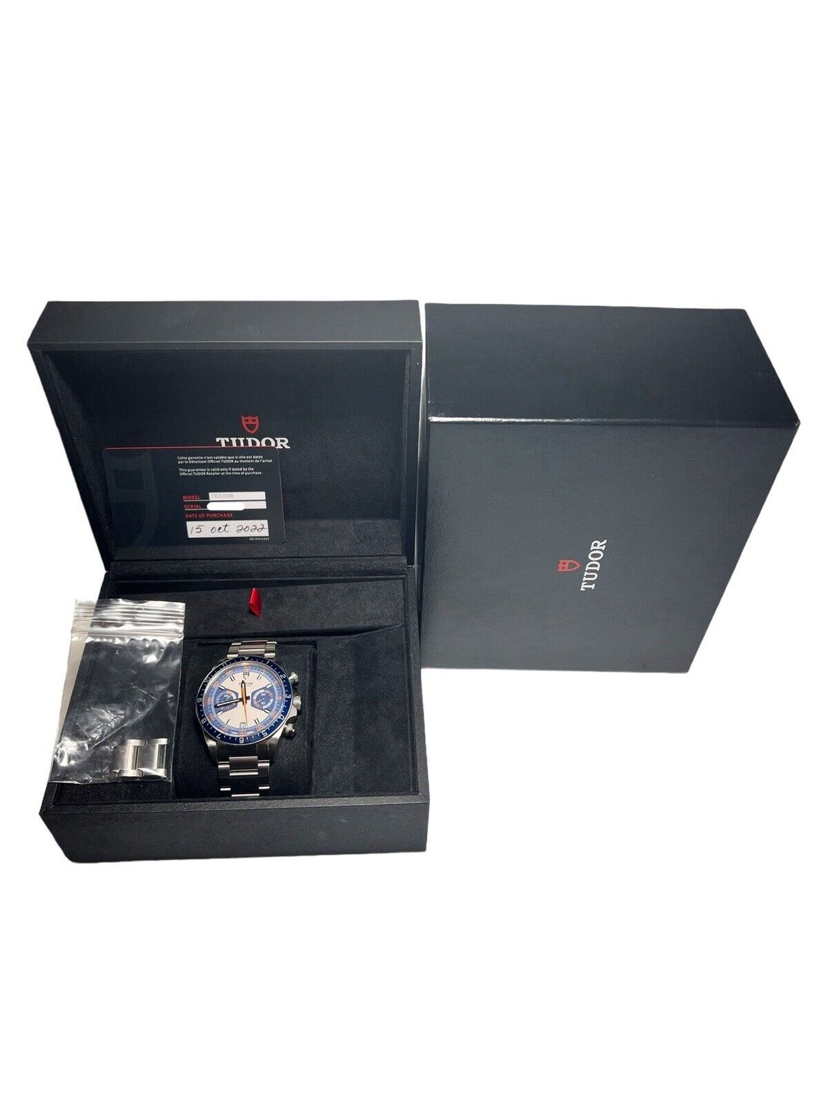 2014 Tudor Heritage Chronograph Blue Steel 42mm Automatic Men’s Watch 70330B