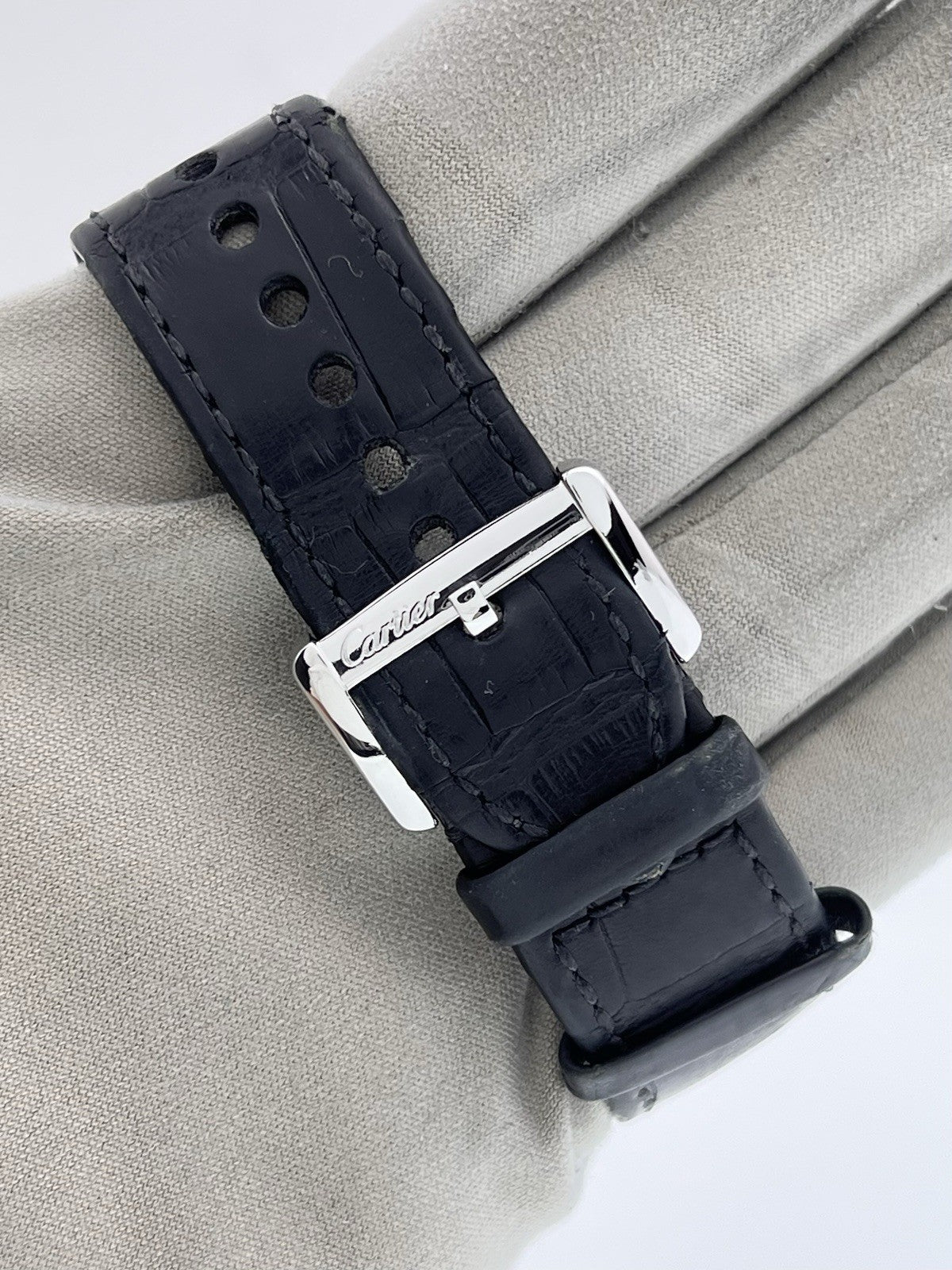 Cartier Tank Divan Steel Silver Dial 31mm Quartz Movement Womens Watch W6300255