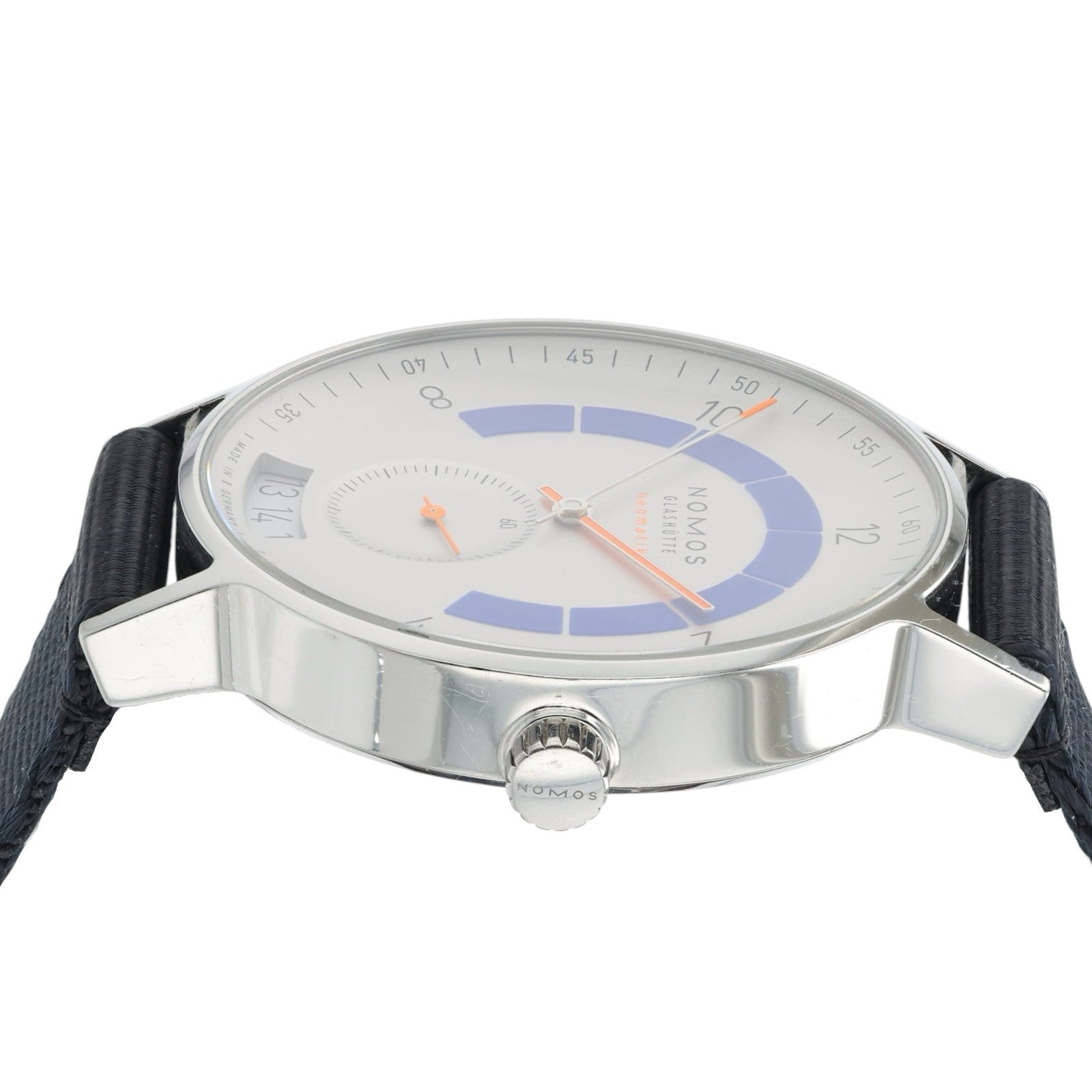 Nomos Autobahn Silver Dial Stainless Steel 41mm Automatic Movement Men’s Watch
