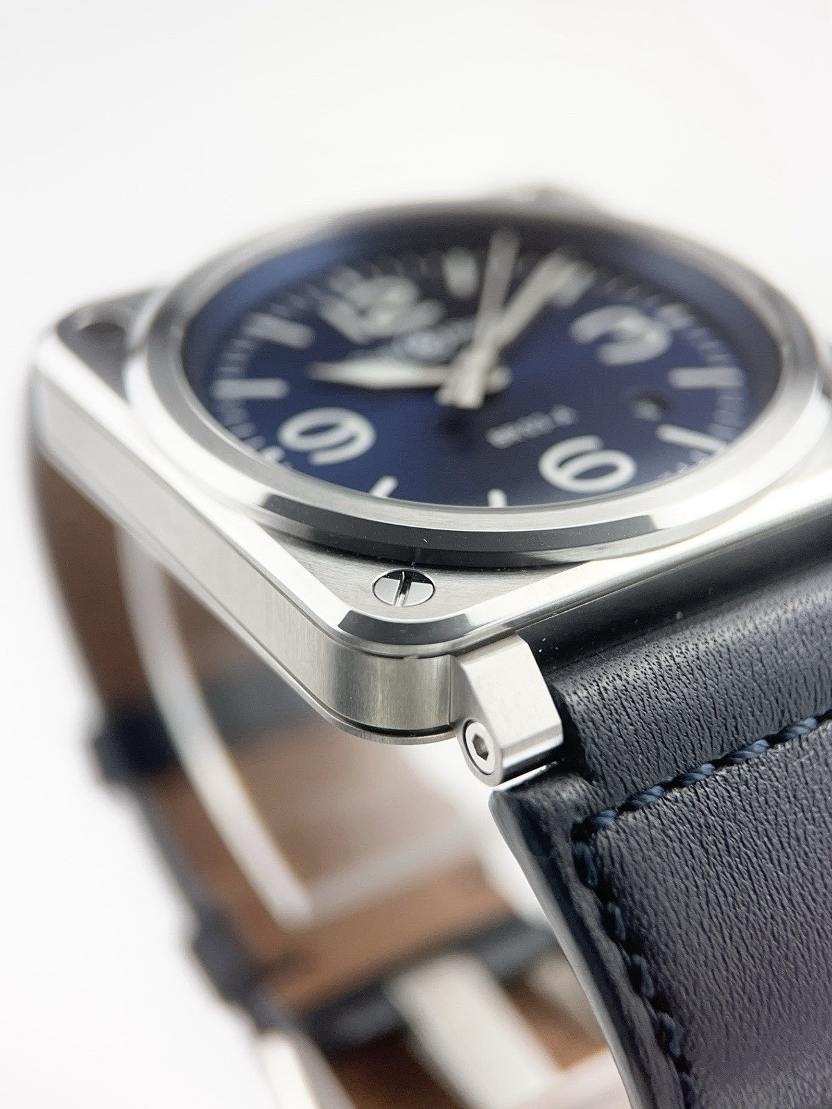 NEW Bell & Ross Blue Stainless Steel Blue Dial 41mm Automatic Men's Watch BR03
