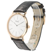 Piaget Altiplano Mecanique Silver Dial 18k Rose Gold 38mm Manual Wind P10321