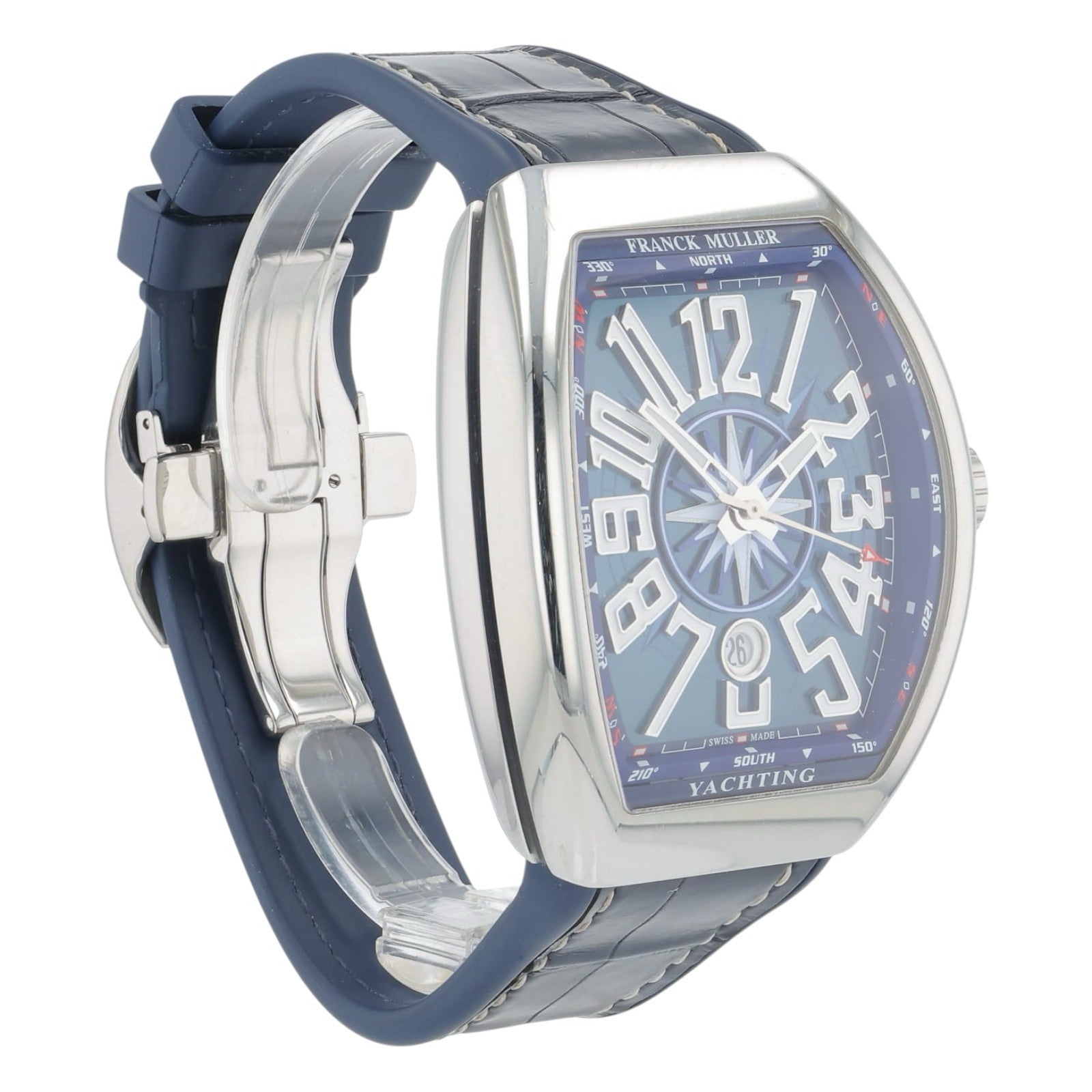 Franck Muller Vanguard Yachting Steel Blue Dial 45mm Automatic Men’s V45SCDT