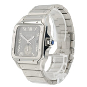 Cartier Santos Dial Time Gray Dial Steel 40.2mm Automatic Men’s Watch WSSA0076