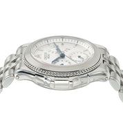 Credor Pacific Retrograde Silver Dial Steel 40mm Automatic Men's Watch GCBG997