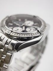 Breitling Chronomat Evolution Steel Black Dial 44mm Automatic Mens Watch A13356
