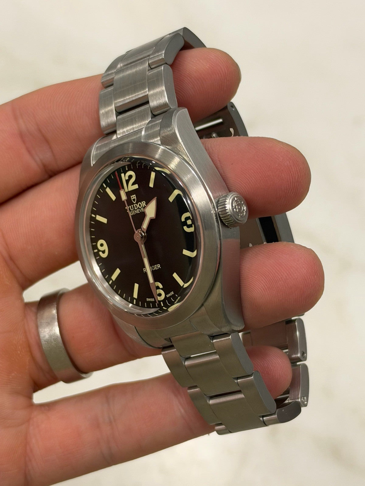 2022 Tudor Ranger 39mm Stainless Steel 79950 Black Dial Automatic Mens Watch