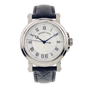 Breguet Marine Date Stainless Steel Silver Dial 39mm Automatic Men’s Watch 5817