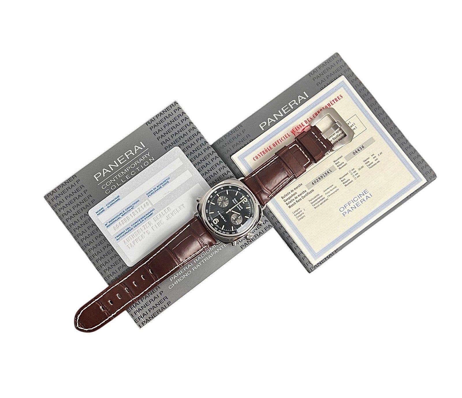 Panerai Radiomir Rattrapante Black Dial Stainless Steel 45mm Automatic PAM00214