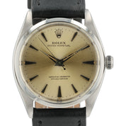 Rolex Oyster Perpetual Champagne Dial Stainless Steel 34mm Automatic Mens 1002