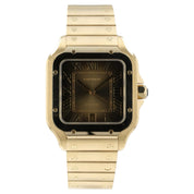 Cartier Santos De Cartier Sunray Brown Dial 39.8mm Automatic Mens Watch WGSA0095