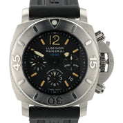 Panerai Luminor Submersible 1950 Chrono Black Dial Steel 47mm Automatic PAM00187