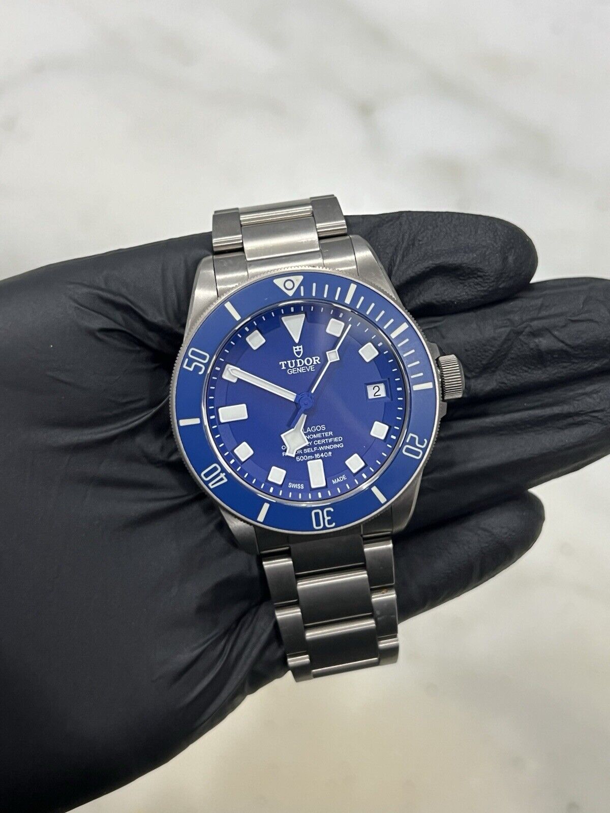 Tudor Pelagos BLUE Titanium 42mm Date 25600TB Automatic Men's Watch