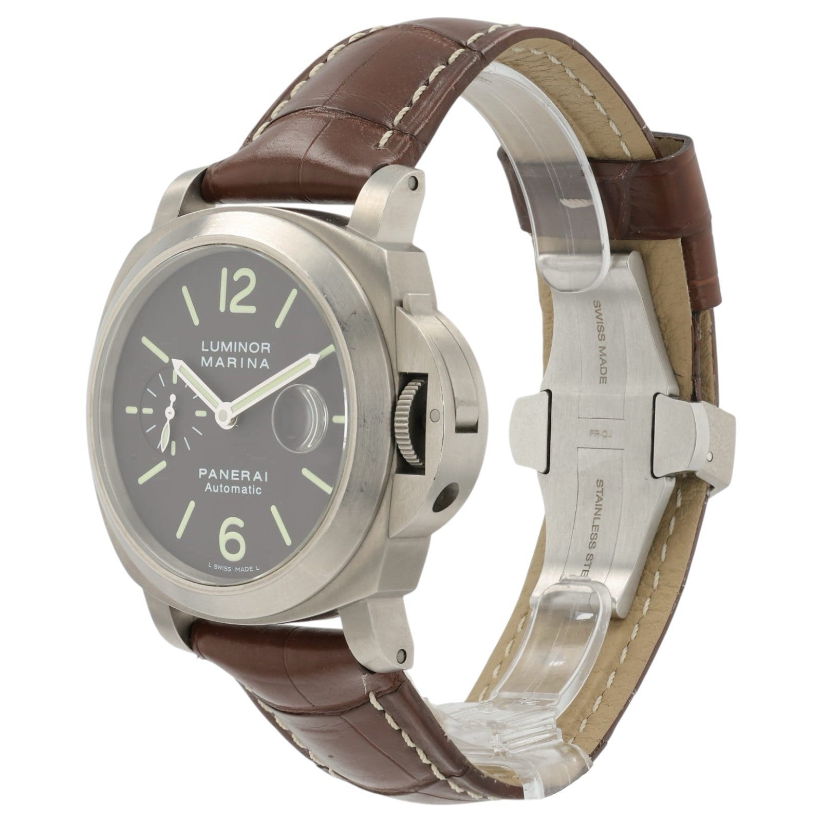 Panerai Luminor Marina Brown Dial Titanium Brown Dial 44mm Automatic PAM00240