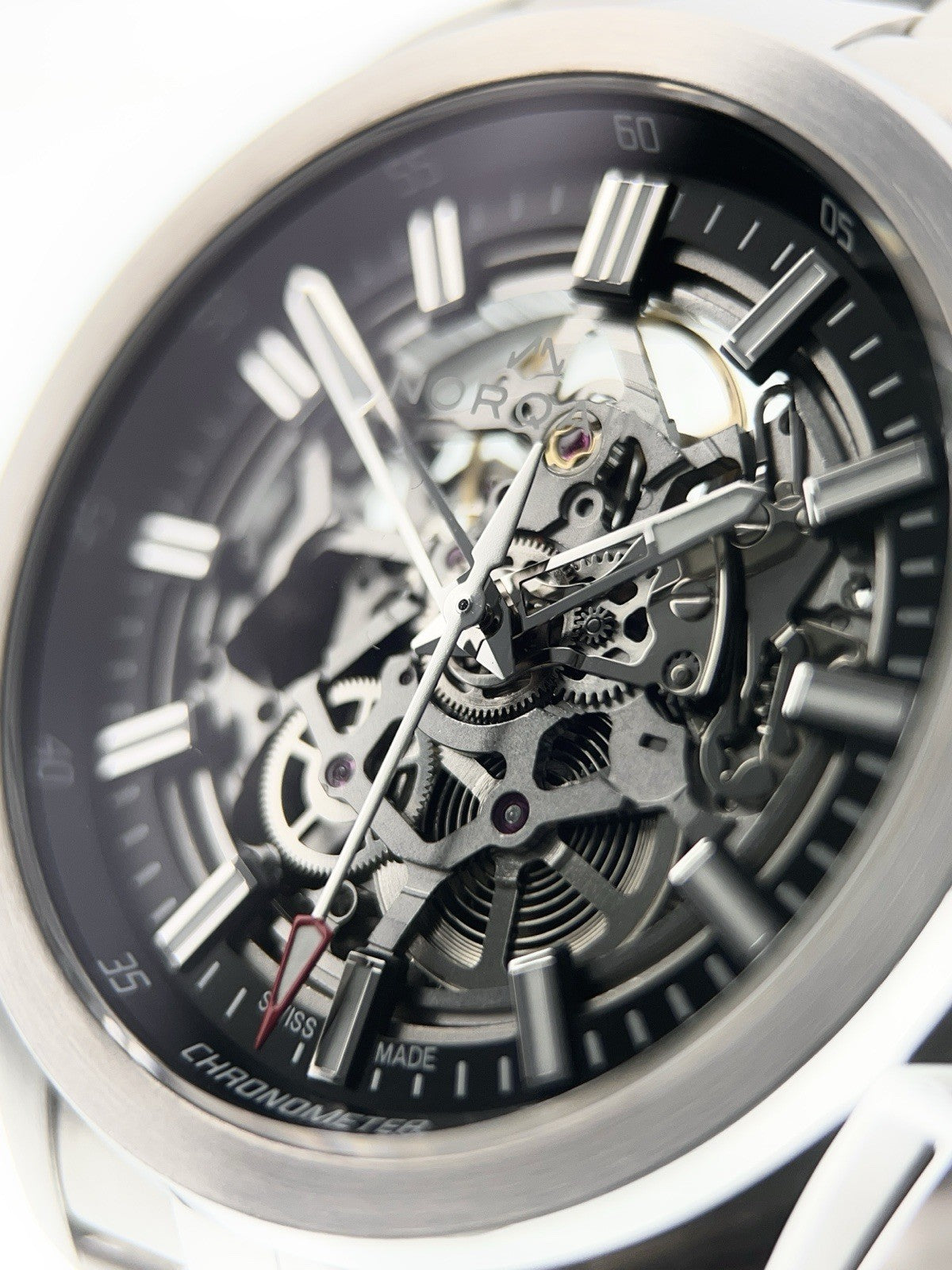 Norqain Independence Stainless Steel Skeleton Dial 42mm Automatic Men’s N300