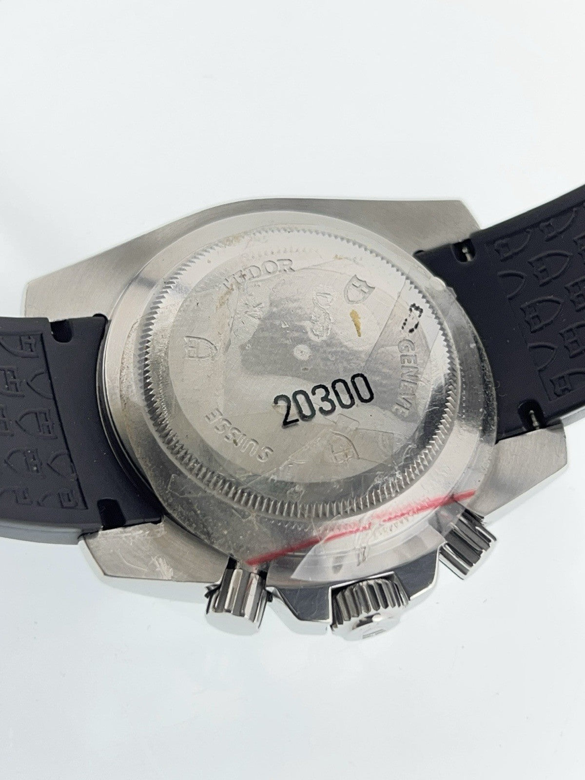 Tudor Sport Chronograph Stainless Steel Black Dial 41mm Automatic Mens 20300 B&P
