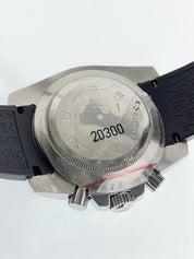 Tudor Sport Chronograph Stainless Steel Black Dial 41mm Automatic Mens 20300 B&P