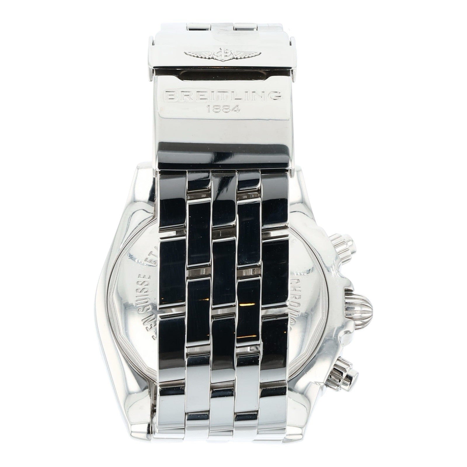 Breitling Chronomat 44 Stainless Steel Black Dial 44mm Automatic Men’s AB0110