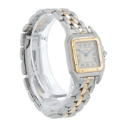 Cartier Panthere Gold & Steel Silver Dial 22mm Quartz Women's Watch 1057917