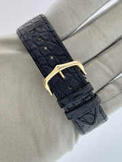 Cartier Tank Solo 18k Yellow Gold Silver Dial 27mm Quartz Men's Watch W1018855