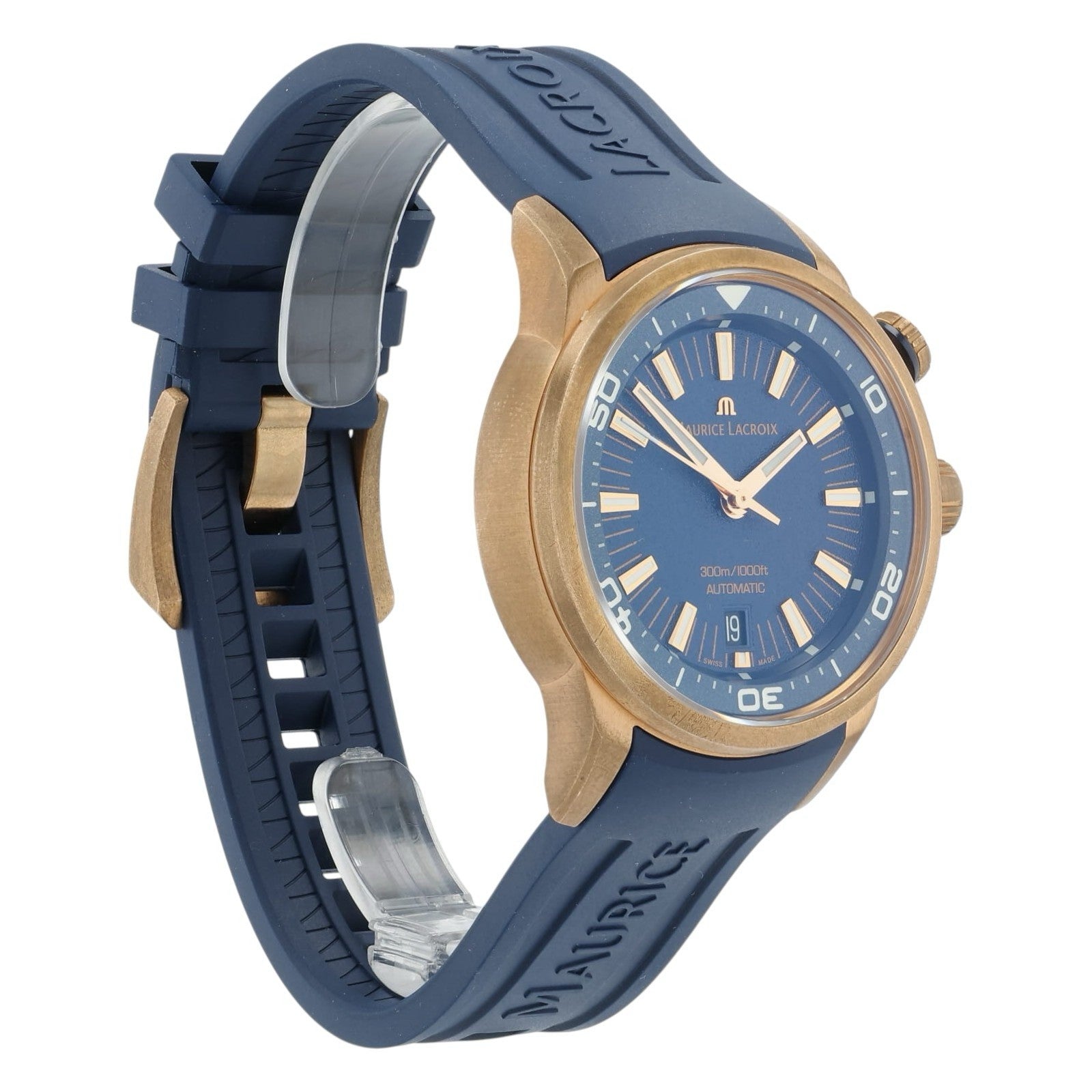 Maurice Lacroix Pontos Blue Dial Bronze 42mm Automatic Movement Men’s PT6248