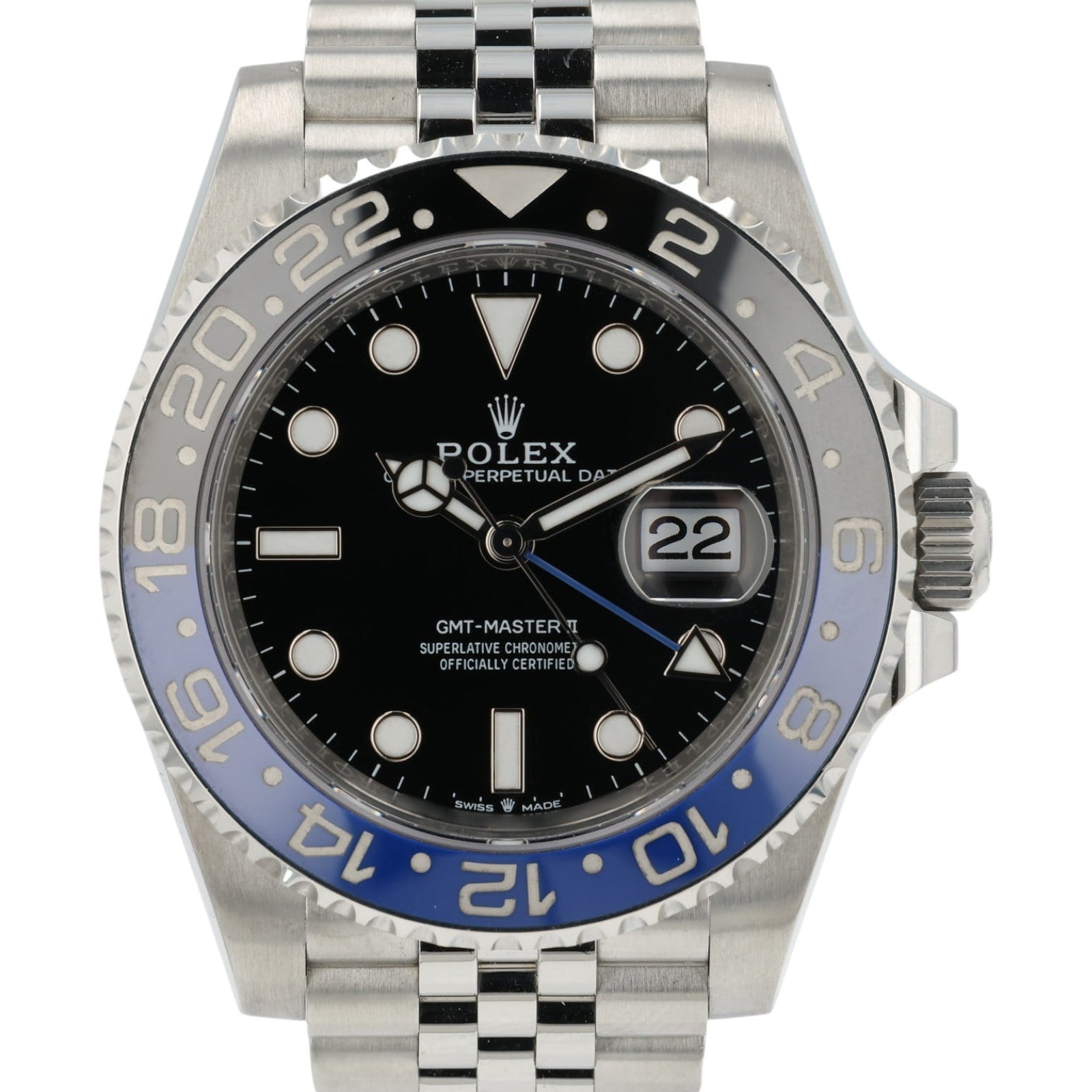 2025 Rolex GMT Master II Batgirl Black Dial Steel 41mm Automatic Mens 126710BLNR