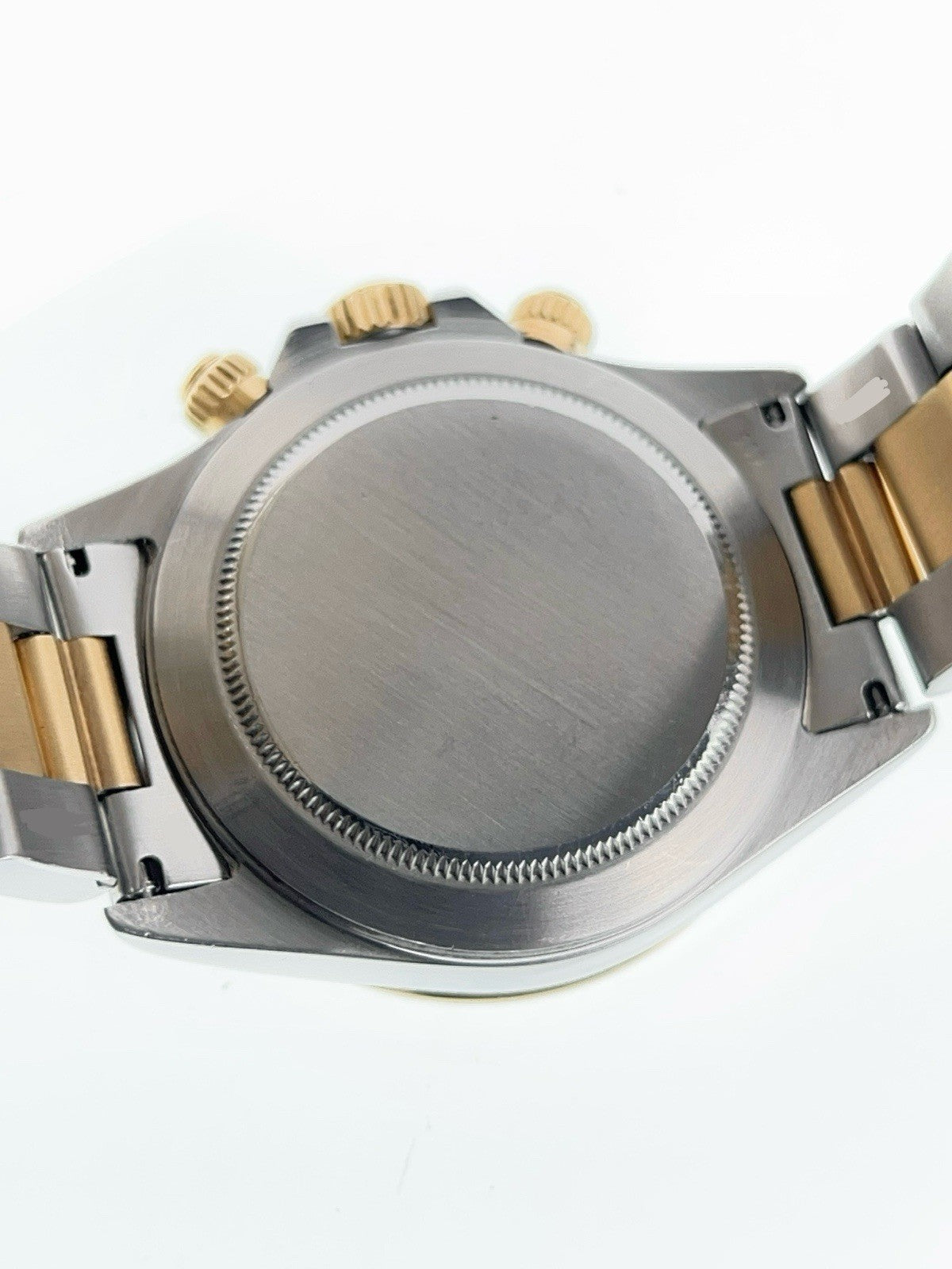 Rolex Daytona Gold & Steel Black Dial 40mm Automatic Movement Mens Watch 16523