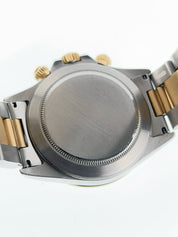 Rolex Daytona Gold & Steel Black Dial 40mm Automatic Movement Mens Watch 16523