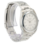 Rolex OP Silver Dial Stainless Steel 34mm Automatic Movement Men’s Watch 114200
