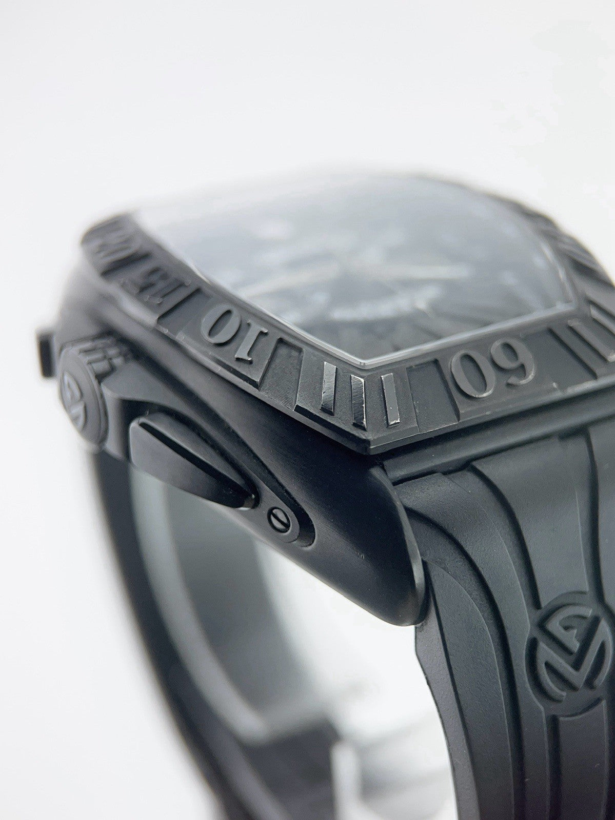 Franck Muller Vanguard Titanium Black Dial 45mm Automatic Mens 8900 CC DT GPJ