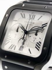 Cartier Santos Stainless Steel Silver Dial 43.3mm Automatic Men’s Watch WSSA0017